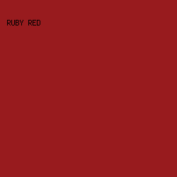 981b1e - Ruby Red color image preview