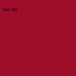 9E0E2B - Ruby Red color image preview