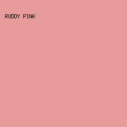 E89B9B - Ruddy Pink color image preview