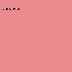 EA8C8F - Ruddy Pink color image preview