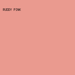 EA9A8F - Ruddy Pink color image preview
