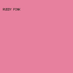 e7809e - Ruddy Pink color image preview