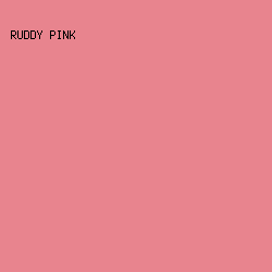 e8848e - Ruddy Pink color image preview