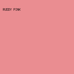ea8d91 - Ruddy Pink color image preview