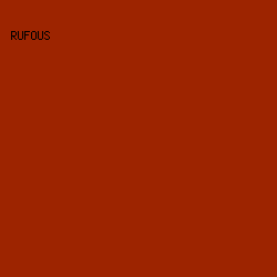 9d2400 - Rufous color image preview