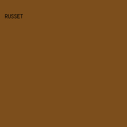 7C4E1C - Russet color image preview