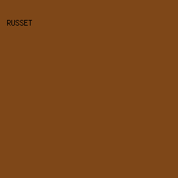 7e4718 - Russet color image preview