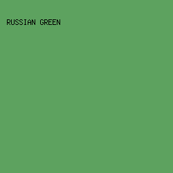 5DA25F - Russian Green color image preview