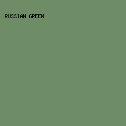 6E8D66 - Russian Green color image preview