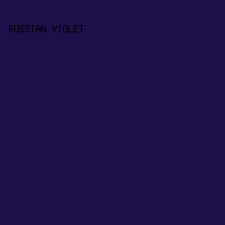 1C0F4A - Russian Violet color image preview