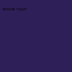2E1F58 - Russian Violet color image preview