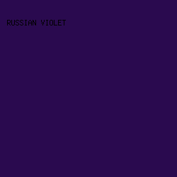 2a0a4f - Russian Violet color image preview