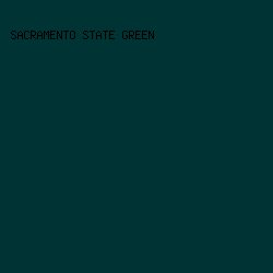 003333 - Sacramento State Green color image preview
