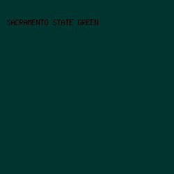 00342F - Sacramento State Green color image preview