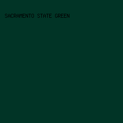 013426 - Sacramento State Green color image preview