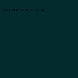 032B2E - Sacramento State Green color image preview