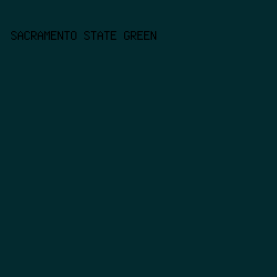 032a2f - Sacramento State Green color image preview