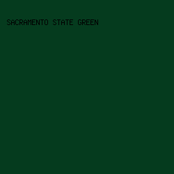 053B1E - Sacramento State Green color image preview