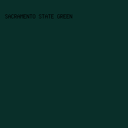 092f29 - Sacramento State Green color image preview