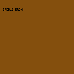 844f0d - Saddle Brown color image preview