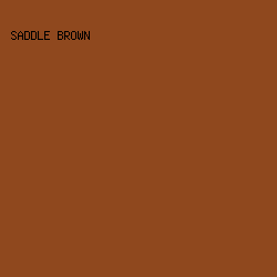 8F481E - Saddle Brown color image preview