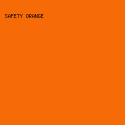 F66B08 - Safety Orange color image preview
