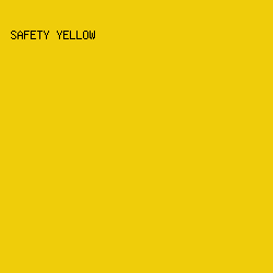 EFCD0A - Safety Yellow color image preview