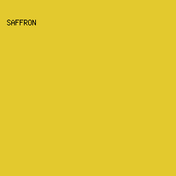 E3C92E - Saffron color image preview