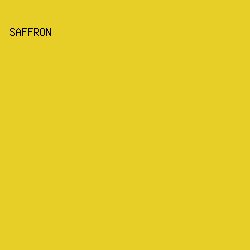 E7CF27 - Saffron color image preview