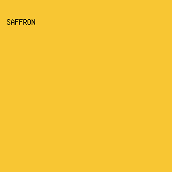 F8C633 - Saffron color image preview