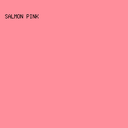 FF8E9B - Salmon Pink color image preview