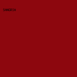 8D070E - Sangria color image preview