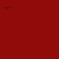 900B09 - Sangria color image preview