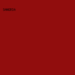 910D0D - Sangria color image preview
