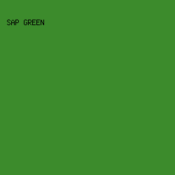 3C8B2C - Sap Green color image preview