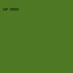 4E7824 - Sap Green color image preview