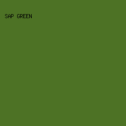 4d7225 - Sap Green color image preview