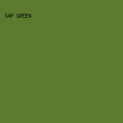 5D7B30 - Sap Green color image preview