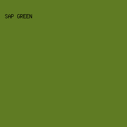 5F7B23 - Sap Green color image preview