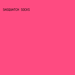 FE4B81 - Sasquatch Socks color image preview