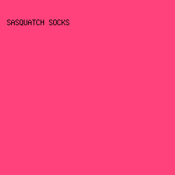 FF427B - Sasquatch Socks color image preview