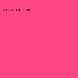 FF4684 - Sasquatch Socks color image preview