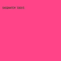 FF468A - Sasquatch Socks color image preview