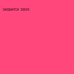 FF477C - Sasquatch Socks color image preview