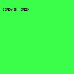 3AFE49 - Screamin' Green color image preview