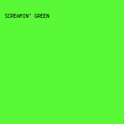 59F938 - Screamin' Green color image preview