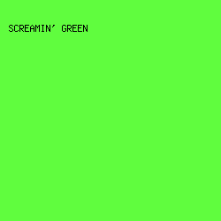 60fd3e - Screamin' Green color image preview