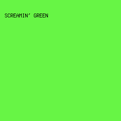 67F545 - Screamin' Green color image preview