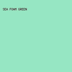 96E6C2 - Sea Foam Green color image preview