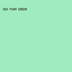 A0ECC0 - Sea Foam Green color image preview